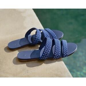 Rothy's Triple Band‎ Sandal in Cobalt Women’s Size 10